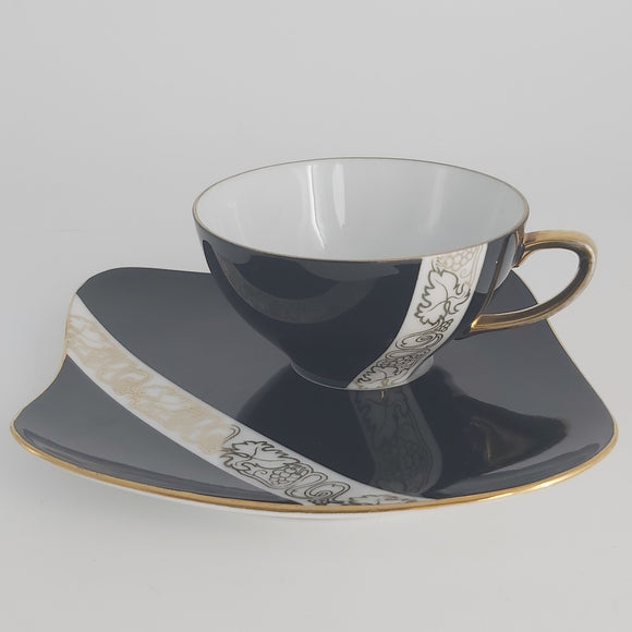 Westminster - Black with Gold Filigree - Duo