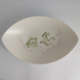 Carlton Ware - Magnolia, White Base - Oval Bowl