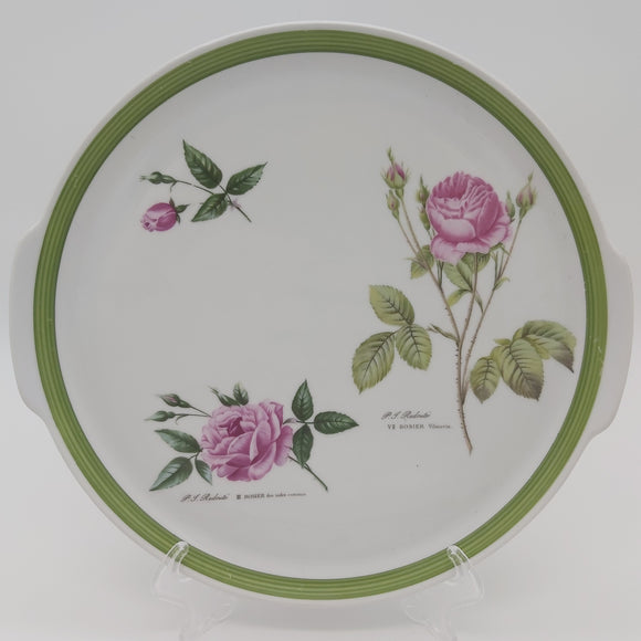 Hutschenreuther - Redoute Rose - Cake Plate