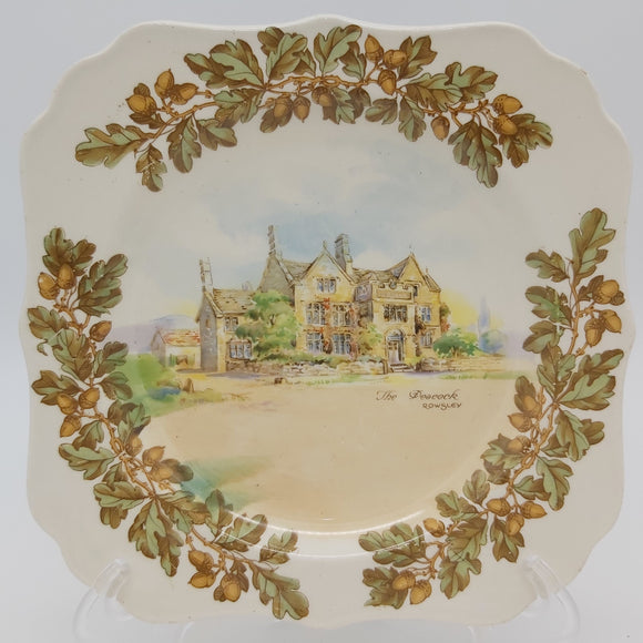Royal Doulton - D6072 Old English Inns, The Peacock, Rowsley - Plate