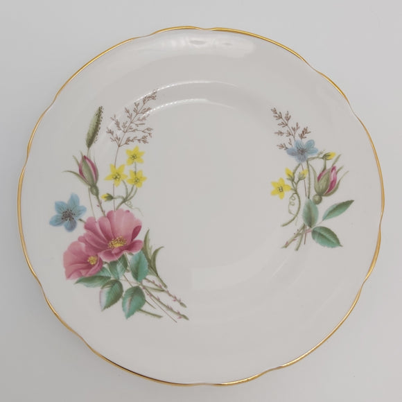 Regency - Pink, Yellow and Blue Flowers - Side Plate