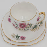 Colclough - Pink Flowers, 7115 - 21-piece Tea Set