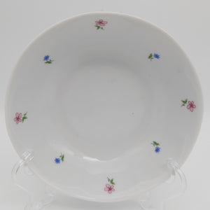 Lubiana - Small Pink and Blue Flowers - Coupe Bowl