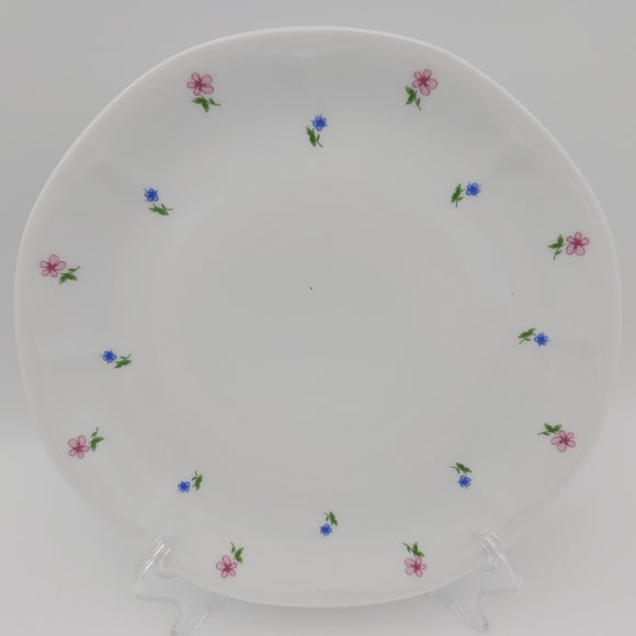 Lubiana - Small Pink and Blue Flowers - Salad Plate