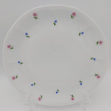 Lubiana - Small Pink and Blue Flowers - Salad Plate
