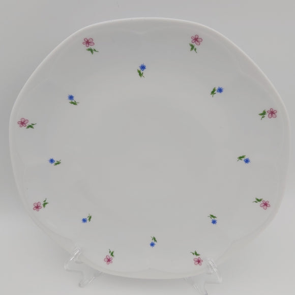 Lubiana - Small Pink and Blue Flowers - Dinner Plate