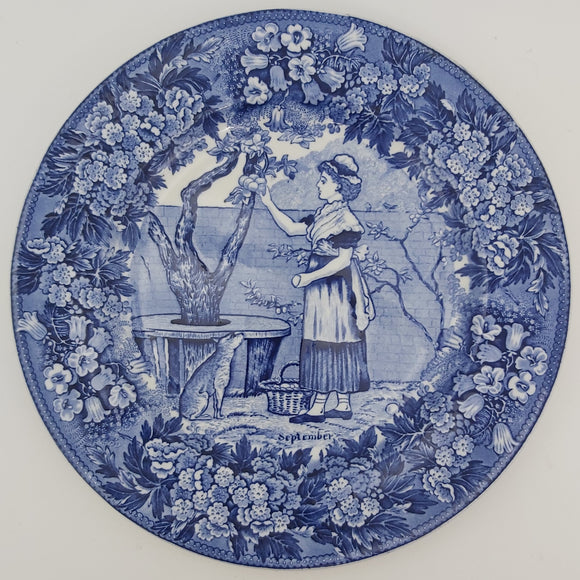 Wedgwood - Early English 12-Month Series, September - Plate