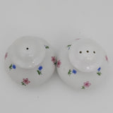 Lubiana - Small Pink and Blue Flowers - Salt and Pepper Shakers