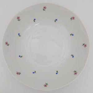 Lubiana - Small Pink and Blue Flowers - Serving Bowl