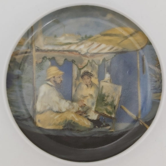 Kaiser - Claude Monet Boat Painting - Small Display Plate/Trinket Dish