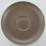 Poole - C54 Sepia and Mushroom - Twin-handled Soup Bowl and Saucer