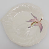 Shorter & Son - Pink Flower - Leaf-shaped Plate
