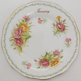 Queen's Rosina - Special Flowers: January, Carnation - Side Plate