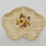James Kent - Yellow and Orange Flowers - 5-sided Dish