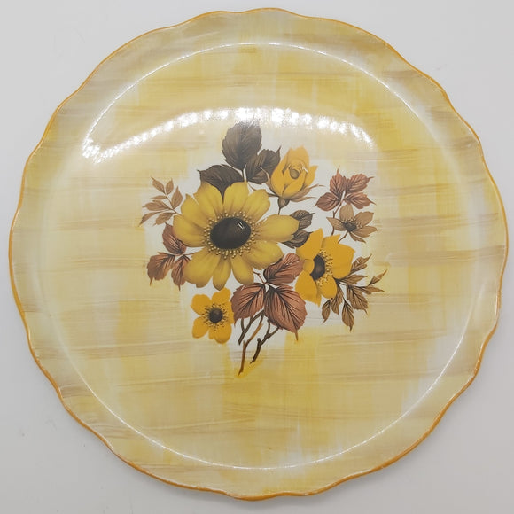 James Kent - Yellow and Orange Flowers - Plate