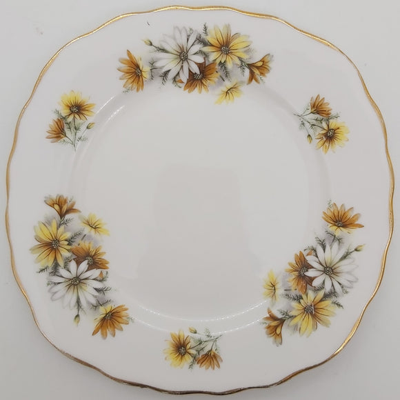 Colclough - White and Yellow Daisies - Side Plate