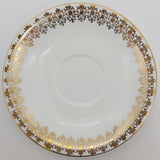 Windsor - White with Gold Filigree - Trio