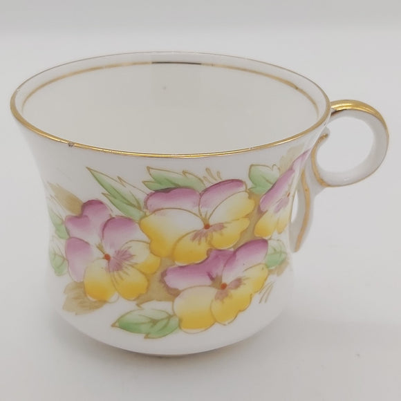 Phoenix - Pink and Yellow Pansies - Cup