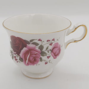 Queen Anne - 8627 Pink and Red Roses - Cup