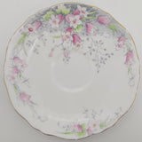Crown Staffordshire - Pink Trumpet Flowers - Duo