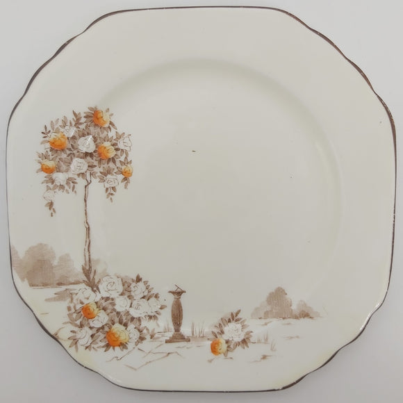 Foley - Orange Roses - Side Plate