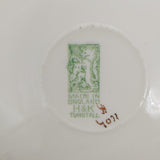 Hollinshead & Kirkham - Red Shield on Cream Band - Saucer