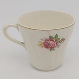 J & G Meakin - Pink and White Roses - Demitasse Duo