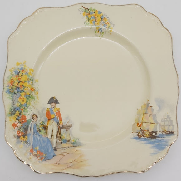J & G Meakin - Nelson - Square Plate