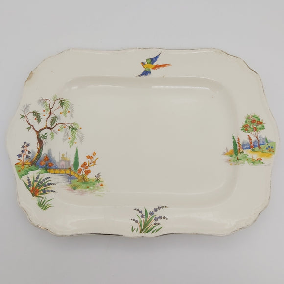 J & G Meakin - Bird of Paradise and Exotic Palace - Platter, Small