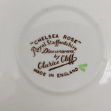 Clarice Cliff - Chelsea Rose - Saucer for Breakfast Cup