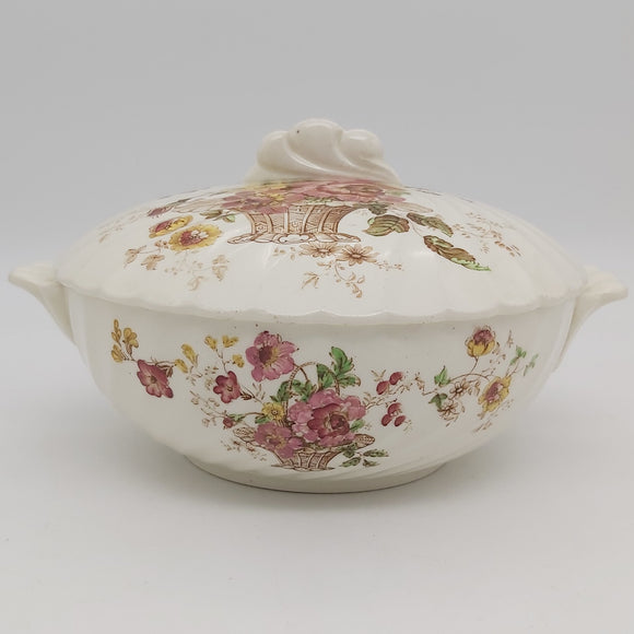 Clarice Cliff - Chelsea Rose - Lidded Serving Dish