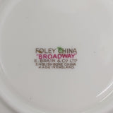 Foley - Broadway, Red - Saucer