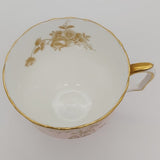 Crown Staffordshire - Pink with Gold Flowers - Cup