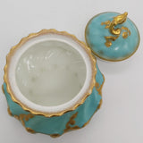 Crescent China - Teal and Gold - Tea for Two - ANTIQUE