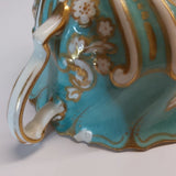 Crescent China - Teal and Gold - Tea for Two - ANTIQUE