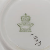 Aynsley - C160 Flowers inside Filigree Shield - Side Plate