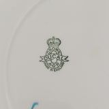 Crown Ducal - Blue and Pink Flowers - Strainer Serving Bowl and Underplate