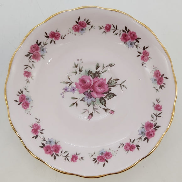 Colclough - Pink Roses on Pink, 8180 - Saucer