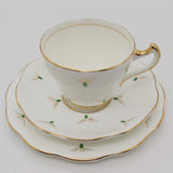 Trentham Royal Crown Pottery - Green and Gold - Trio