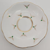 Trentham Royal Crown Pottery - Green and Gold - Trio
