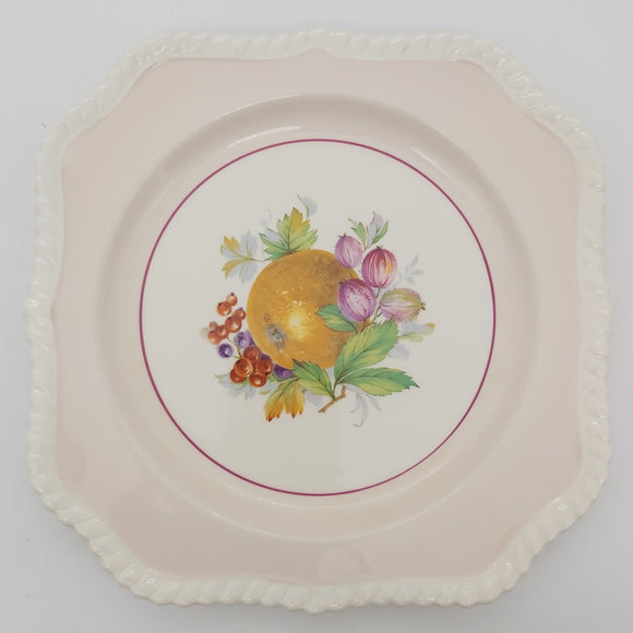 Johnson Brothers - Fruit with Pink Border - Salad Plate