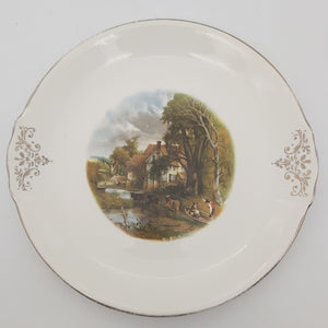 Crown Lynn - Constable's Valley Farm - Cake Plate