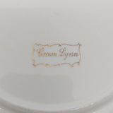 Crown Lynn - Courting Couple - Display Plate with Blue Rim