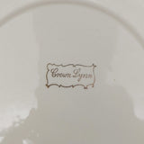 Crown Lynn - Gainsborough Lady - Display Plate with Blue Rim