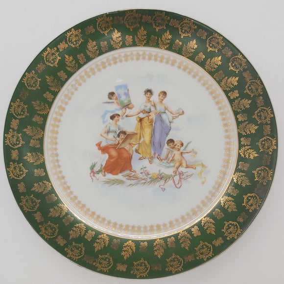 Victoria - Girls Painting - Large Display Plate