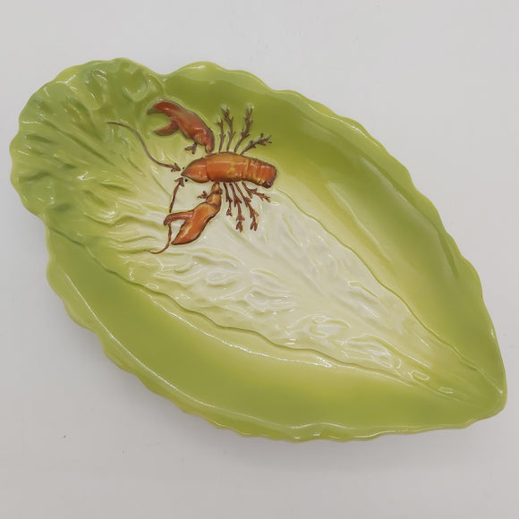 Carlton Ware - Lobster - 2474 Leaf-shaped Dish