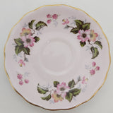 Colclough - Pink Flowers on Pink, 8240 - 21-piece Tea Set