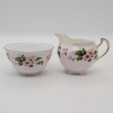 Colclough - Pink Flowers on Pink, 8240 - 21-piece Tea Set