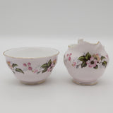 Colclough - Pink Flowers on Pink, 8240 - 21-piece Tea Set