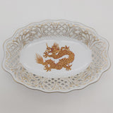 Schumann Arzberg - Red Dragon - Pierced Rimmed Bowl